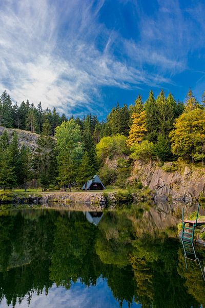 Herbstliche Idylle am Rennsteig von Oliver Hlavaty