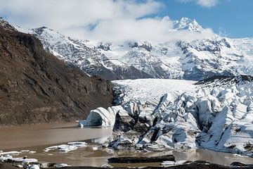 De rauwe pracht van Svínafellsjökull van Gerry van Roosmalen