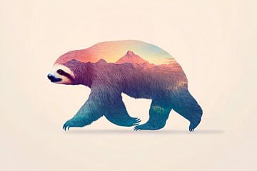 Traumhafte Tierlandschaft von Poster Art Shop