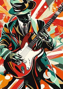 Der Mann mit seiner Gitarre