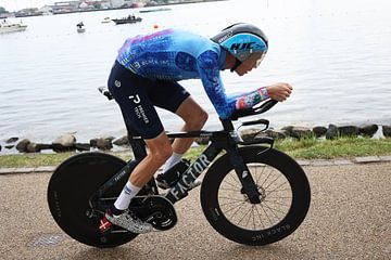 Chris Froome on the time trial bike in Copenhagen by FreddyFinn