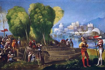 Dosso Dossi, Aeneas und Achates an der libyschen Küste, um 1520