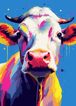 Wild Nature Animal WPAP Color Style by Qreative