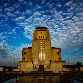 Sonnenaufgang bei Radio Kootwijk von Neil Kampherbeek