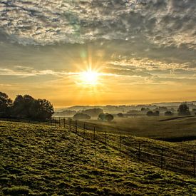 Lever de soleil brillant, Leefdaal sur Manuel Declerck