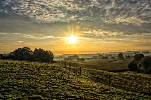 Stralende zonsopkomst, Leefdaal