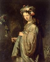 Saskia als Flora, Rembrandt
