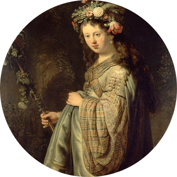 Saskia als Flora, Rembrandt