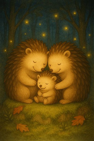 Hedgehogs – Night Hugs by Animalhugs