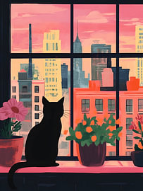Die New Yorker Katze von Gypsy Galleria