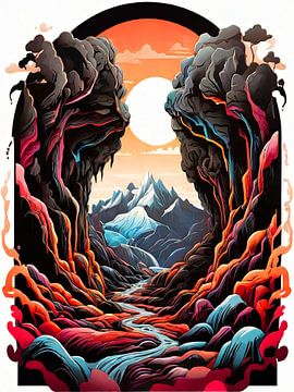 Lava-Landschaft von TOAN TRAN