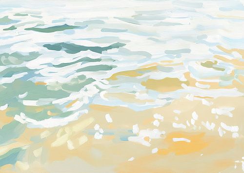 Ocean Sea Minimalist Fauvism