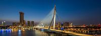 Sunset at the Erasmus Bridge