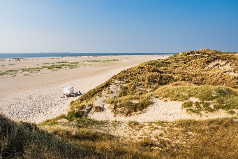 Landschap in de duinen van Norddorf op het eiland Amrum van Rico Ködder