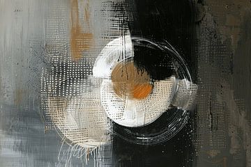 Moderne Abstraktion im Wabi-Sabi-Stil von Japandi Art Studio