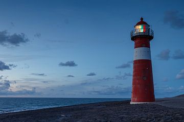 Noorderhoofd lighthouse near West Kapelle Zeeland by Menno Schaefer