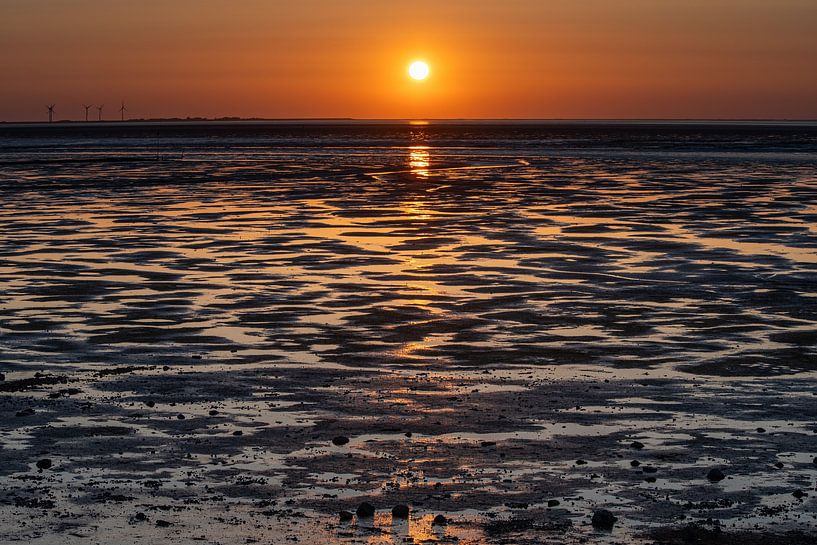 Sunset on the Nordstrand peninsula by David Esser