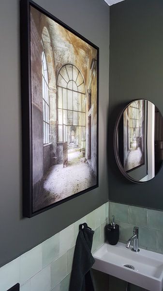 Klantfoto: Diepte van Wim van de Water, op canvas