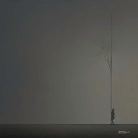 lonely and alone by Gelissen Artworks