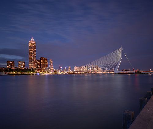 Rotterdam, blauwe uur
