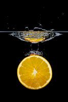 Splashy orange
