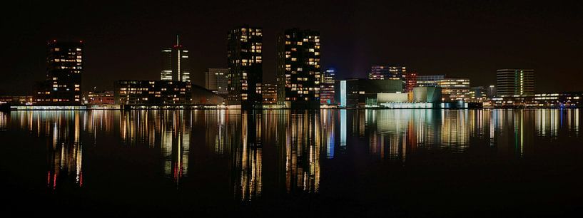 ALMERE by night by Jan Messink