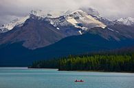 Maligne Lake in Jasper N.P., Alberta, Kanada von Henk Meijer Photography Miniaturansicht