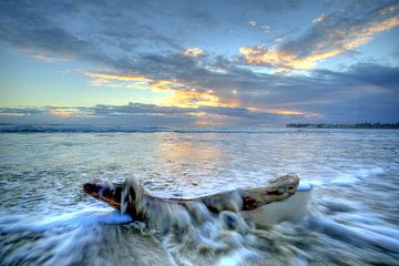 Zonsopgang op Cabarete Beach Kitesurfer's Paradise van Roith Fotografie