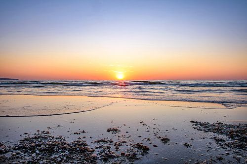 Zonsopgang op het strand van Rügen III