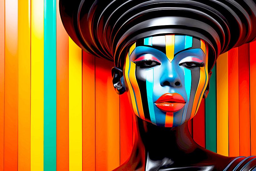 Colors of the Soul: A Nubian Portrait van Bas Jaburg