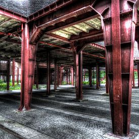 Verlaten fabriek Duitsland HDR van Natasja Martijn