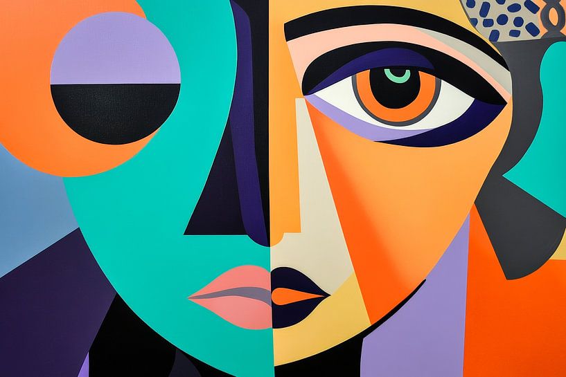 A play of colours of thoughts and feelings by Poster Art Shop