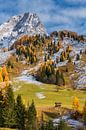 Berglandschap "Tussen Herfst en Winter" van Coen Weesjes thumbnail