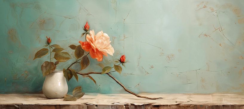 Flower painting by Wonderful Art