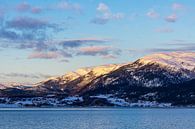 Mountains and rocks in winter near Trondheim in Norway by Rico Ködder thumbnail