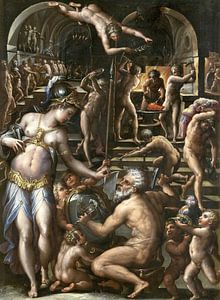 Die Schmiede des Vulkan, Giorgio Vasari, 1564