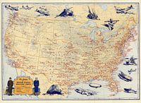 Map of United States Military Posts