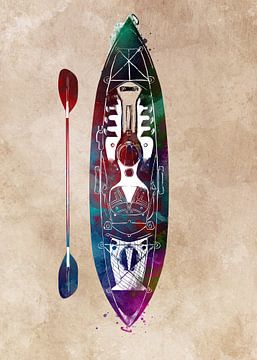 canoeing sport art #canoeing by JBJart Justyna Jaszke
