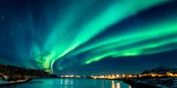 Nordlicht Panorama (Nordnorwegen)