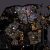 Kaart van Den Helder abstract van Maps Are Art