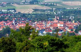 Uitzicht over Weissenburg in Beieren
