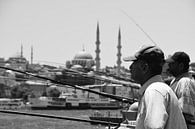 Fischen in Istanbul von Renzo de Jonge Miniaturansicht