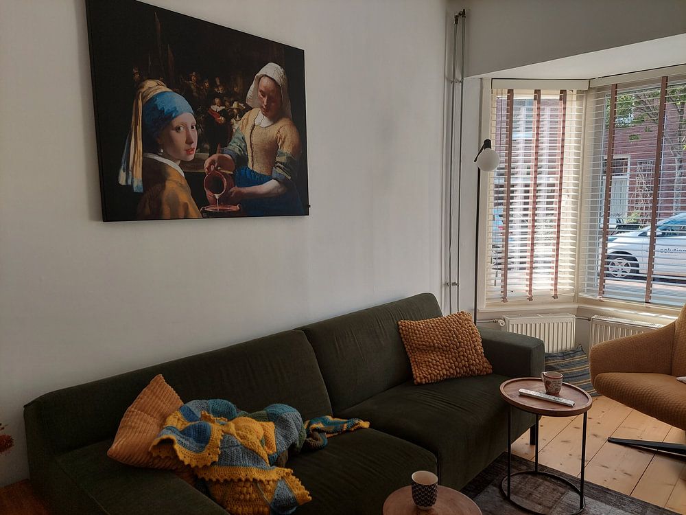 la fille à la perle - La laitière - Johannes Vermeer  par Lia Morcus 