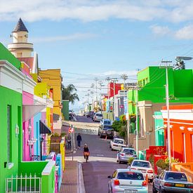 Bo-Kaap in Kaapstad, Zuid-Afrika van Just Go Global