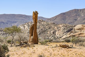 Rock formation in Namibia by Achim Prill