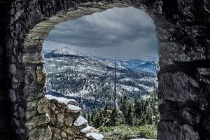 Blick auf das Yosemite-Tal im Winter