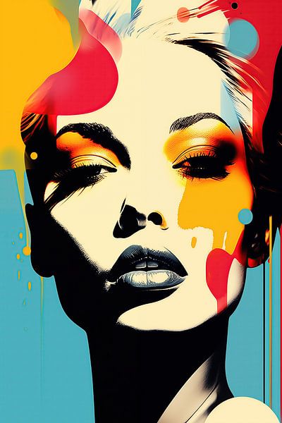 Woman abstract by Bert Nijholt