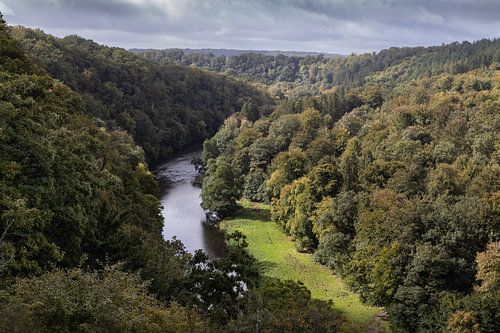 Rocher du Hat Uitzicht naar het zuiden, België