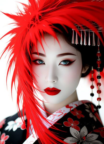 les yeux d'une geisha par Egon Zitter