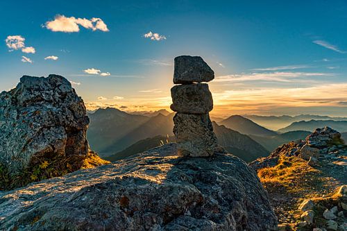 Zonsondergang bij Aggenstein